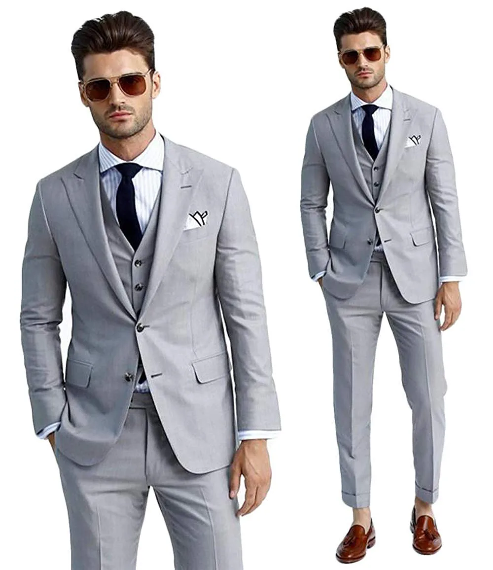 silver blazer mens