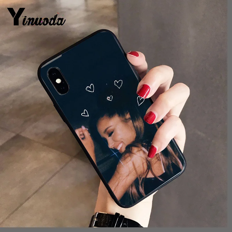 Yinuoda Thank U Next Ariana Grande Красочный милый чехол для телефона для iPhone 8 7 6 6S 6Plus 5 5S SE XR X XS MAX Coque Shell - Цвет: A2