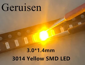 

3014 SMD LED Chip yellow Ultra Bright 0.1W 6-8LM 30mA 2V Surface Mount Chip Light Emitting Diode Lamp SMD 3014 LED Bead 4000PCS