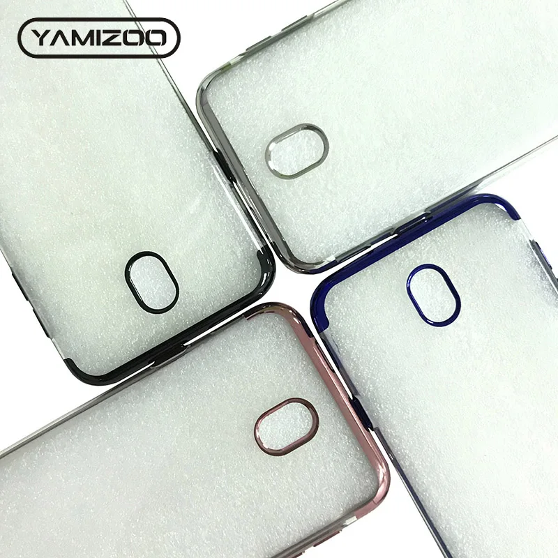 Coque Funda Soft TPU Cover For Samsung Galaxy J3 J5 J7 Pro 2017 Luxury Plating Silicon Phone Case For Samsung J 330 530 730 Capa