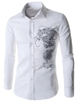 

Geek New Spring Men Shirt Long Sleeve