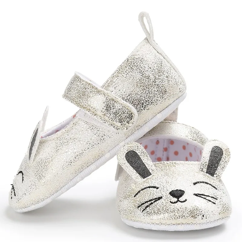 Обувь принцессы; Осенняя обувь из искусственной кожи для маленьких девочек; Уличная обувь с кошачьими мордочками и ушками для малышей