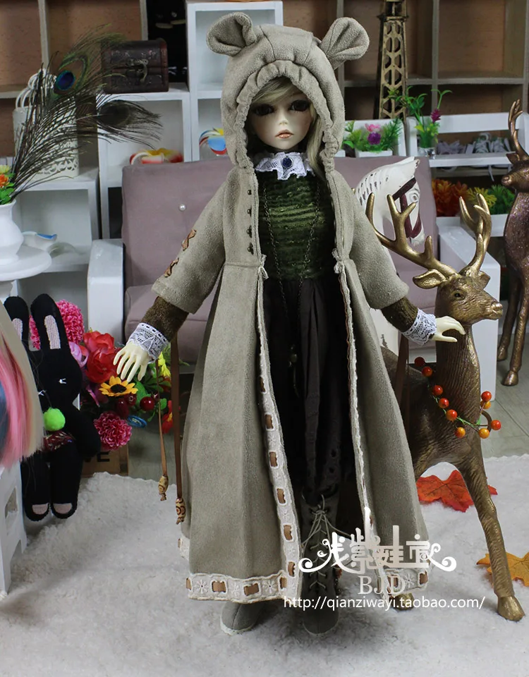 Аксессуары для одежды пальто + платье носки куклы BJD/SD в комплект не входят обувь