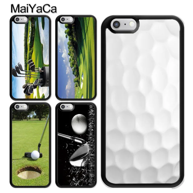 MaiYaCa спортивные поля для гольфа iPhone 4S 5C 5S 5 6 6S 7 8 Plus X XR XS MAX черный мягкий чехол