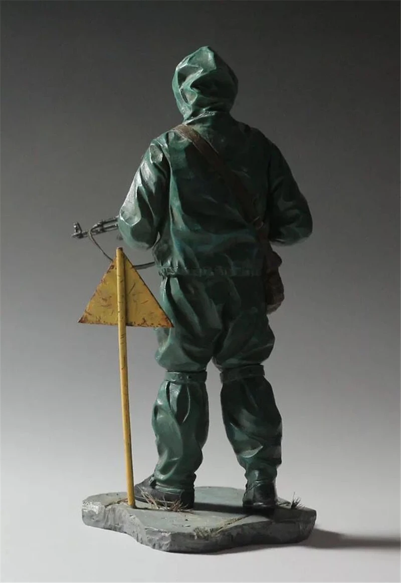 Resina Figura Modelo Faça Você Mesmo Kit Soldados 1634dd 1 - 16 4 Kits de modelo de construção