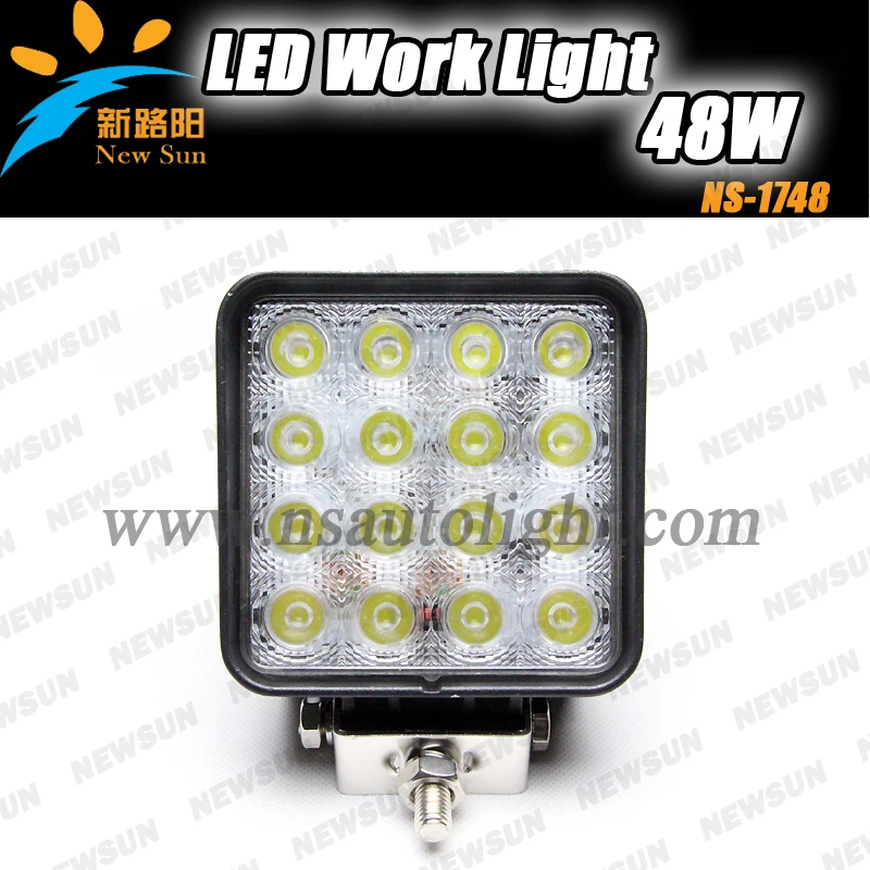 

Excellent 10-30v 4.5 inch 48w CREE Leds chips 12V 24V DC IP67 Spot or Flood beam CREE chips Led Tractor Working Lights 48W
