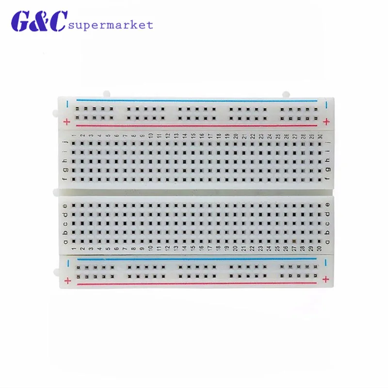 400/830 Tie Points Solderless PCB Breadboard Mini Universal Test Protoboard DIY Bread Board for Bus Test Circuit Board