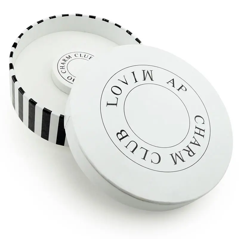 

New Coated round bracelet box exclusive for bracelet & necklace high quality Jewelry packagings for thomas sabor jewellery