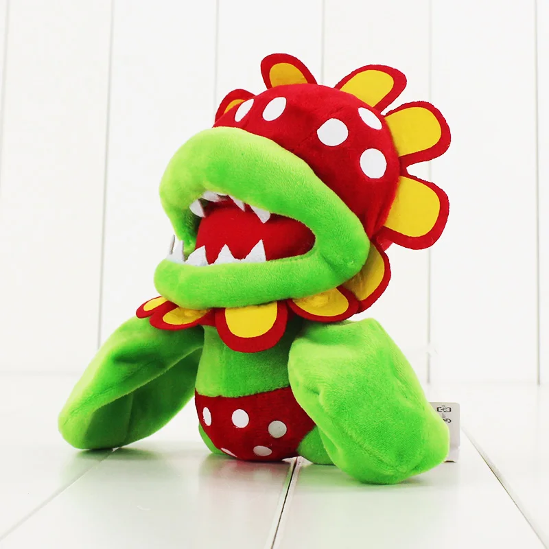 17 см с рисунком Аниме Драконий жемчуг Супер Марио petey Piranha тело мягкий прочный чехол с изображением цветов с плюшевые игрушки куклы Подарки для детей