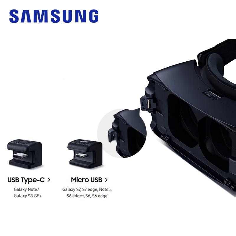 Оригинальные samsung gear VR 5,0 3D VR очки со встроенным гироскопом Sens для samsung Galaxy S9 S9Plus S8 S8+ Note5 Note 7 S6 S7 S7Edge