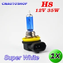 Hippcron 12V 35W H8 галогенная лампа супер белый 5000 К кварцевые Стекло ксеноновые Темно-Синий Противотуманные фары Дневные Фары Светильник
