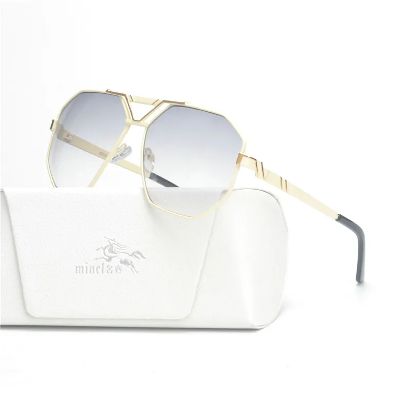 Прозрачные солнцезащитные очки для мужчин винтажные Rero панк Солнцезащитные очки женские роскошные брендовые панк круглые черные тёмные очки FML