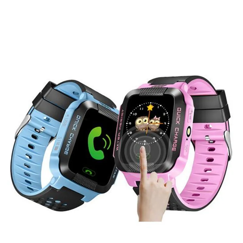 

Q528 Camera Touch Screen Kids GPS Watch with Lighting smart watch phone Location SOS Call remote Monitor pk Q50 Q80 Q90 Q100
