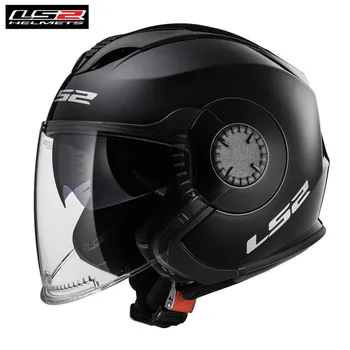 

LS2 3/4 Open Face Helmet Motorcycle OF570 Verson Technik Jet Scooter Helmets Chopper Kask Retro Casque Casco Moto Capacetes
