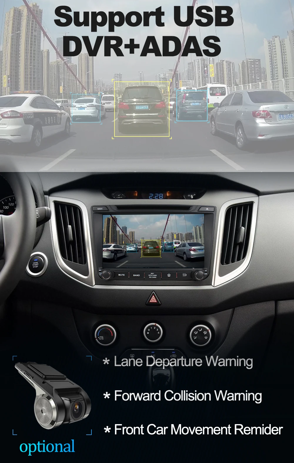 Best Owtosin Car Radio Video multimedia Player Navigation GPS Android 9.0 For Hyundai IX25 Creta 2014 2015 2016 2017 Car 4G RAM 8