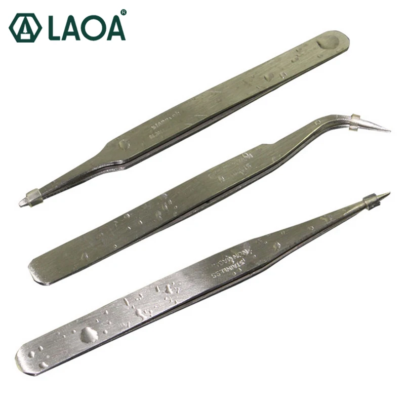 LAOA 3 шт. набор пинцетов для ремонта и разборки пинцетов tweezer repair repair tweezers | Наборы ручных инструментов -32836691512