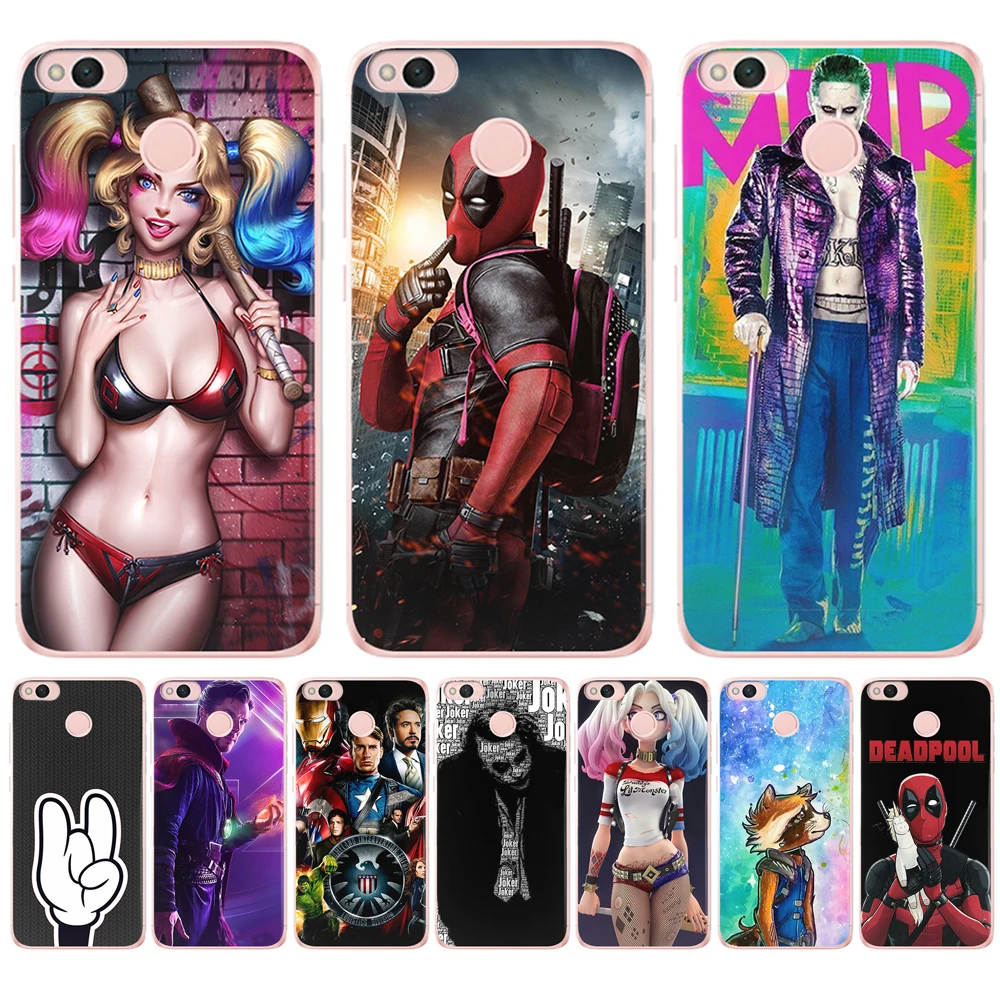 Роскошный чехол для телефона Xiaomi Redmi 4X 4A 5A 5 Plus Note 3 4 Prime 6 Pro 6A 7 marvel joker venom с рисунком
