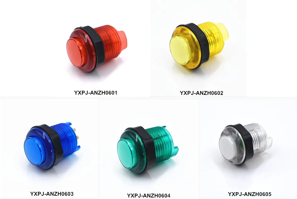 30mm Arcade Push Button Color Options