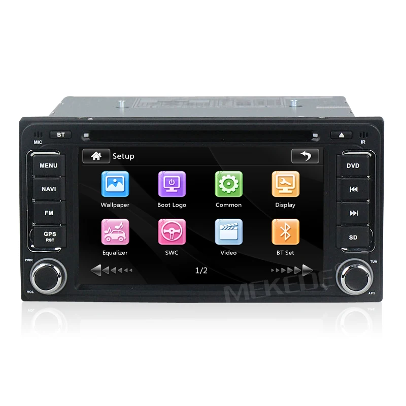 Cheap capacitive screen 2 DIN Car DVD GPS for Toyota Terios Old Corolla Camry Prado RAV4 Universal radio RDS 1080p free shipping +map 5