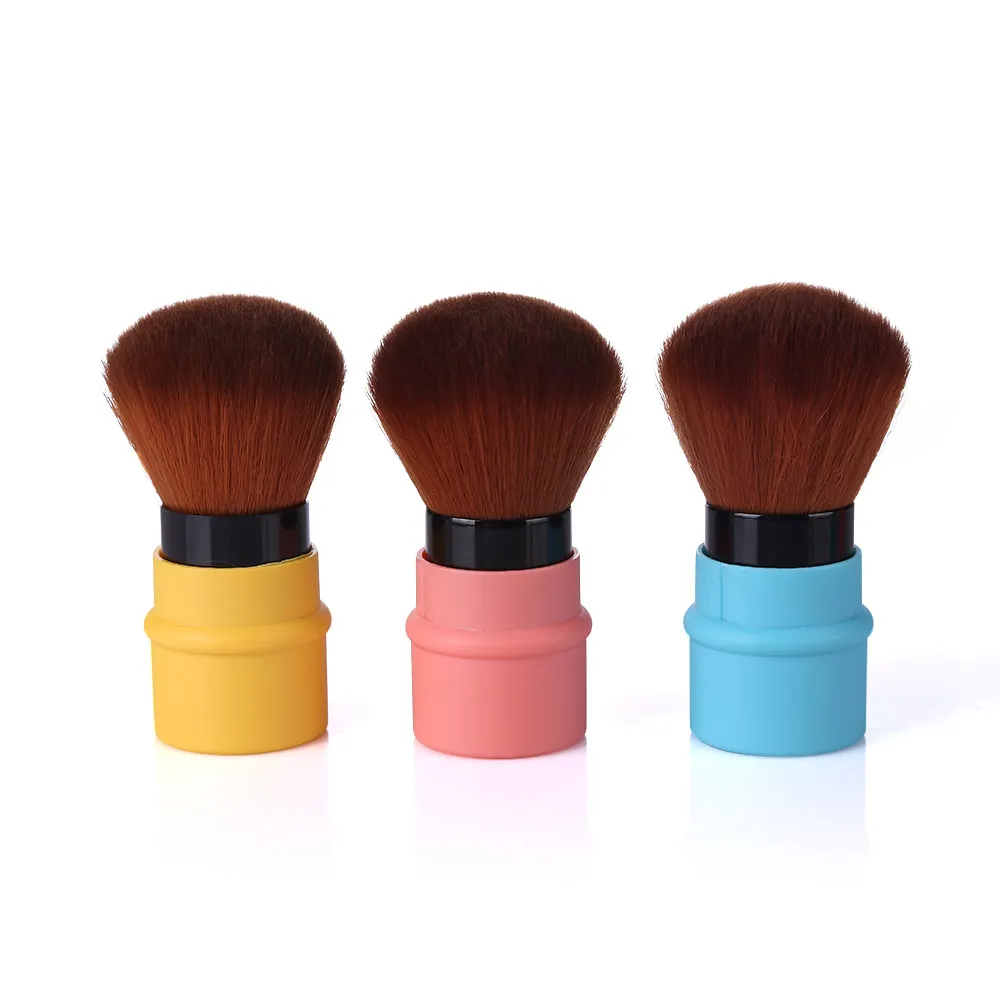 LAMEILA Retractable Makeup Brush Pro Foundation Cosmetic Face Powder