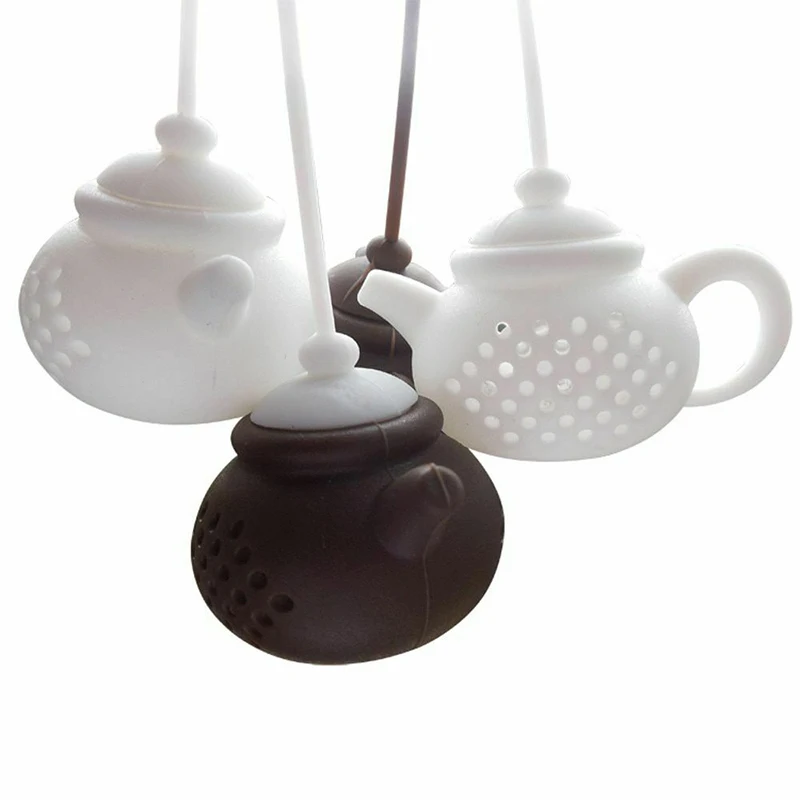 Пустые Силиконовые чайные пакетики чайное ситечко, заварник в форме сеточка для заварки травяного чая фильтр диффузор милые Креативные кухонные чайные изделия