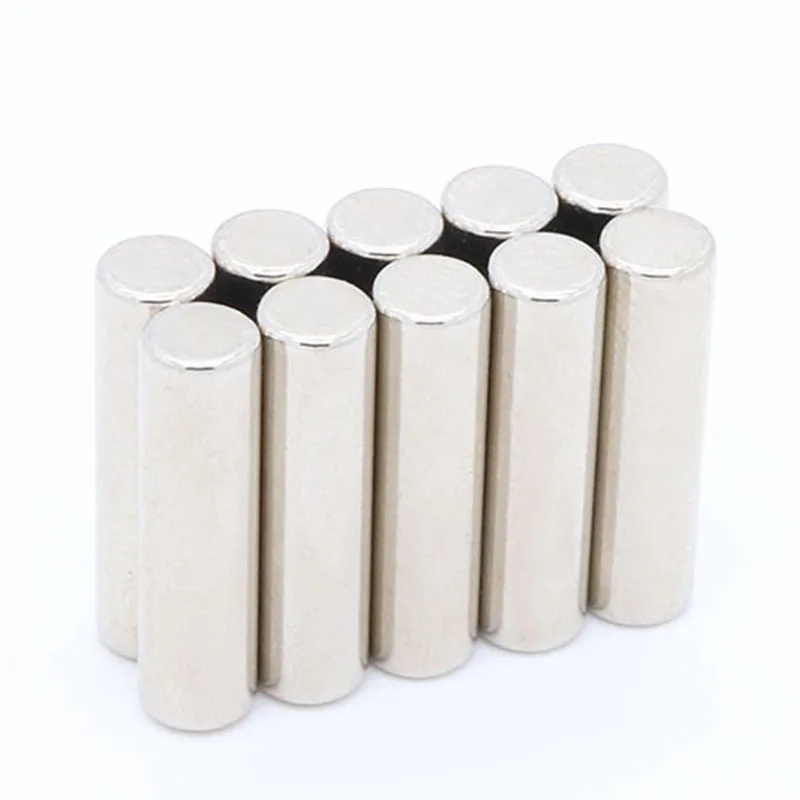 10pcs long cylindrical rod 5 mm x 20 mm rare earth N35 strong neodymium