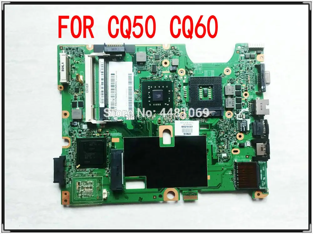 Материнская плата для ноутбука HP G50 G60 CQ50 CQ60 series 485219-001 48 4h501. 021 INTEL GL40 4500MHD DDR2 |