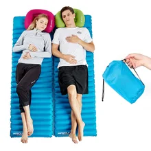 Hewolf уличные надувной коврик для кемпинга складной влагостойкий один надувной коврик матрас водонепроницаемый палатка спальный коврик(без насоса