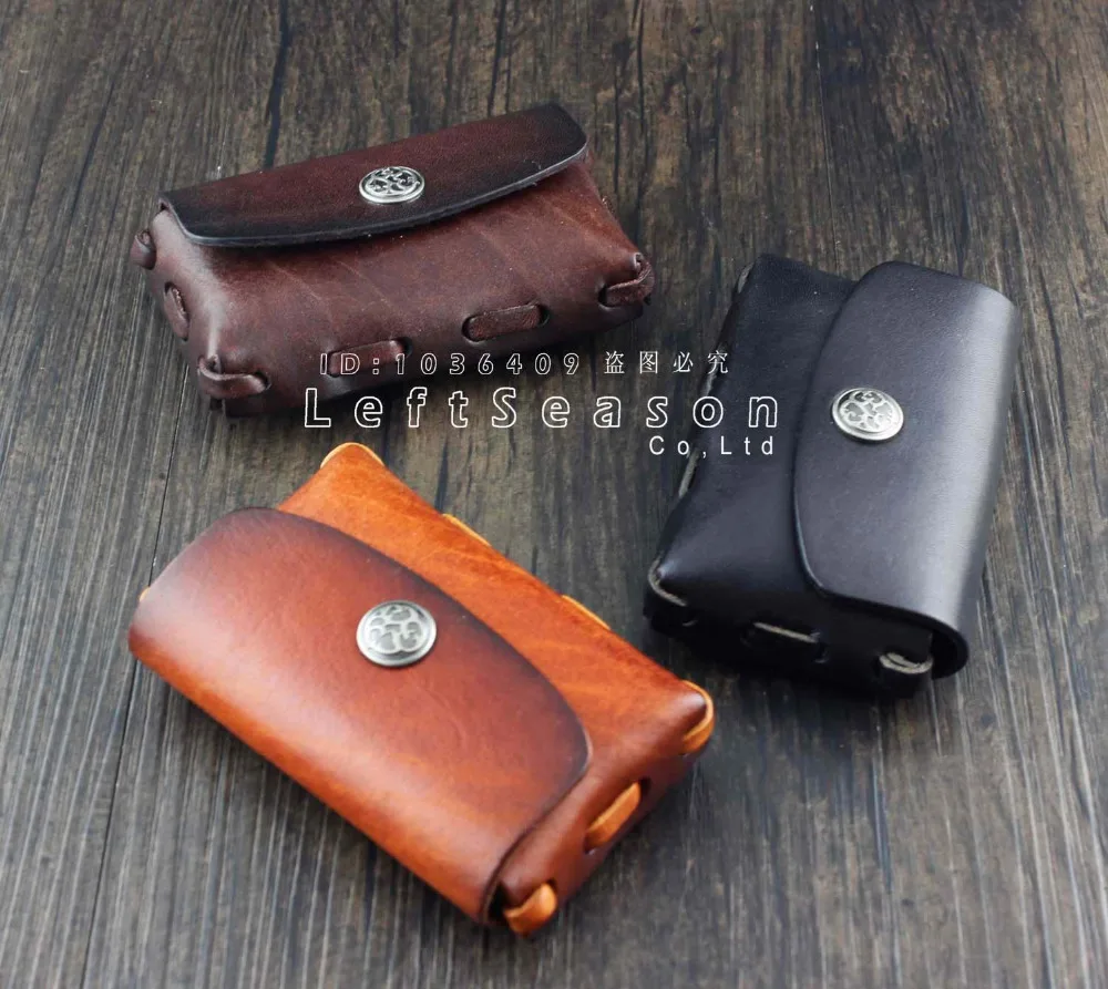 Mens Womens Genuine Leather Coin Notes Change Purse Pouch Wallet Holder