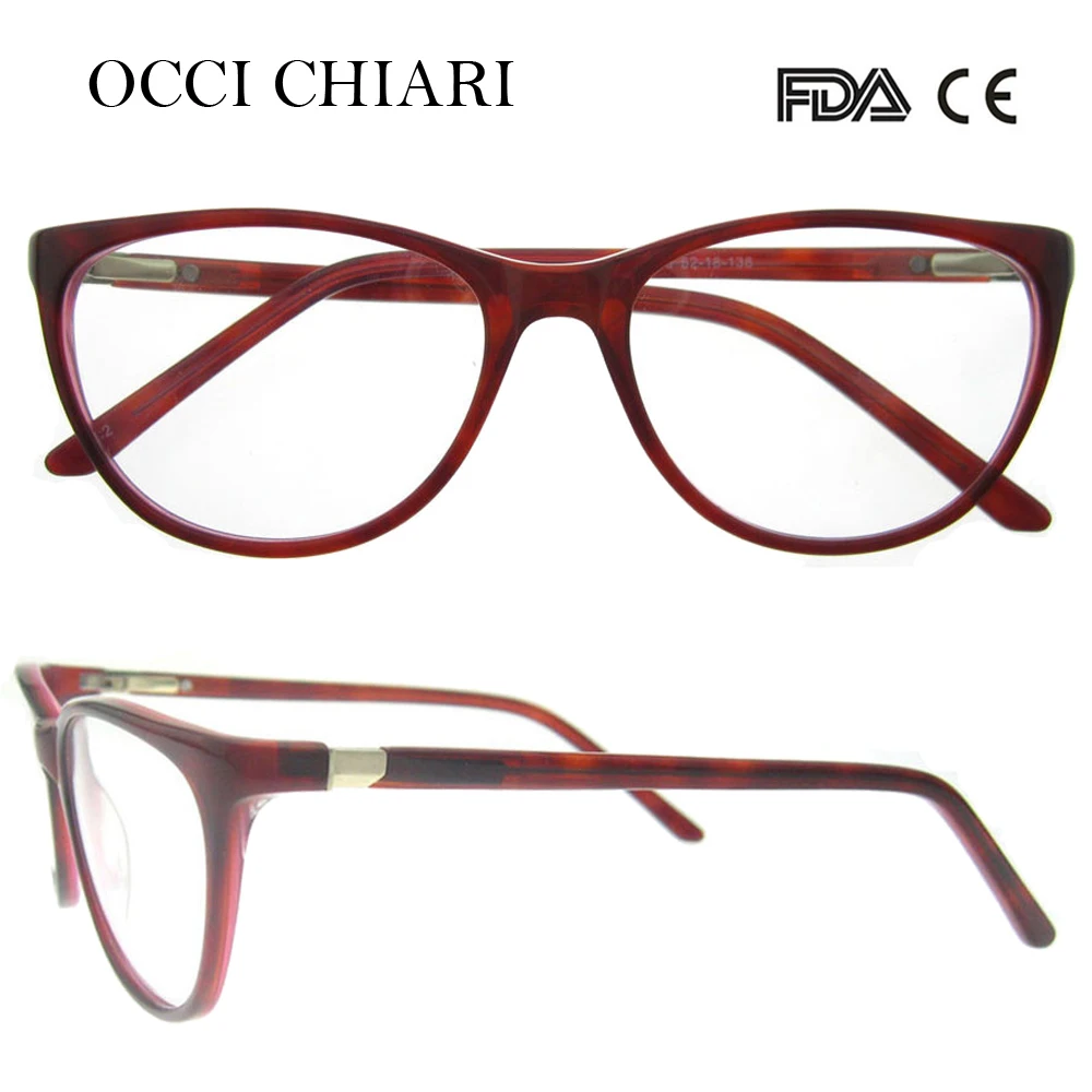 Оправа для очков OCCI CHIARI 2018 модные дизайнерские женские оправы глаз с прозрачными