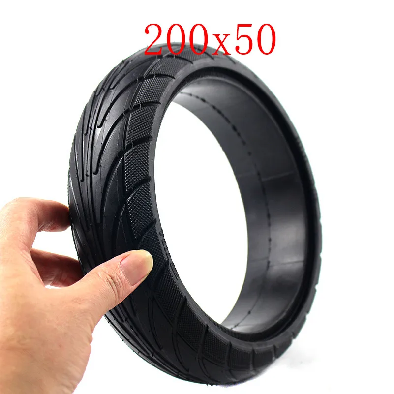 Front and Rear Scooter Solid Tire for Xiaomi Ninebot ES1 ES2 Electric Scooter Kickscooter 8 Inch 200x50 Non-Pneumatic Tire