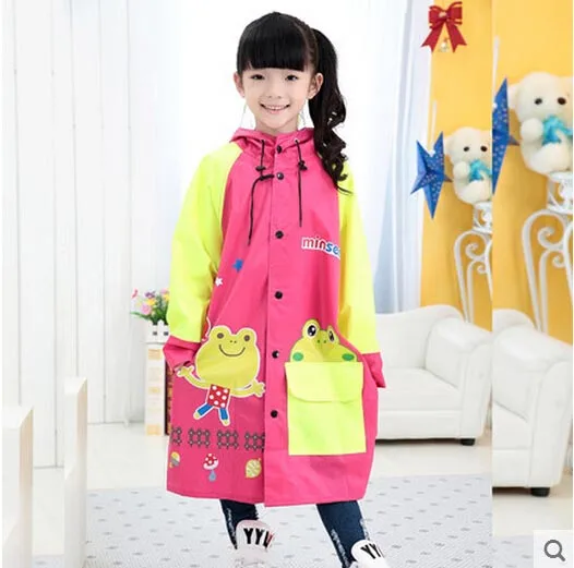 Free shipping Children raincoat Korean fashion cute children boys and