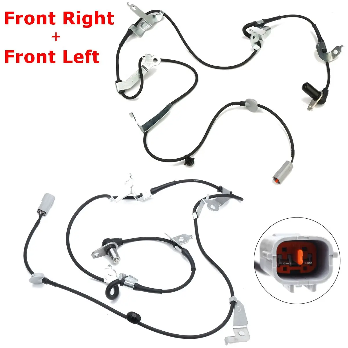 Front Right+Front Left Wheel ABS Speed Sensor For Mazda B Series 1999 2006 /Ford Ranger 1999