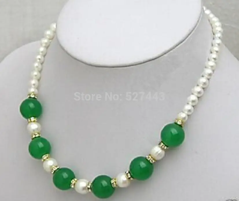 

Wholesale3214 Lovely!5-6mm White Akoya Cultured Pearl&Chalcedony Necklace