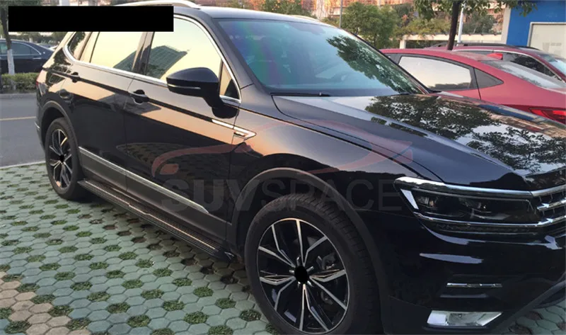 Алюминиевая боковая подножка Nerf Bar для VW Volkswagen Tiguan все пространства 2017 2018|Педали| |