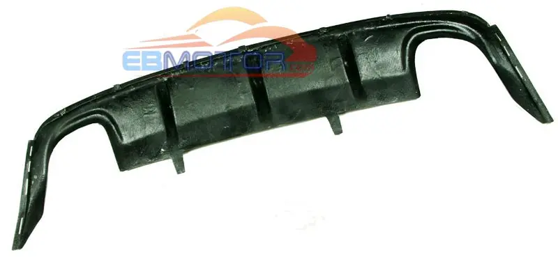 Real Carbon Fiber R-Line Style Rear Bumper Lip Diffuser Spoiler For Volkswagen CC 4Door Dual Side Dual Exhaust Sedan 2012UP