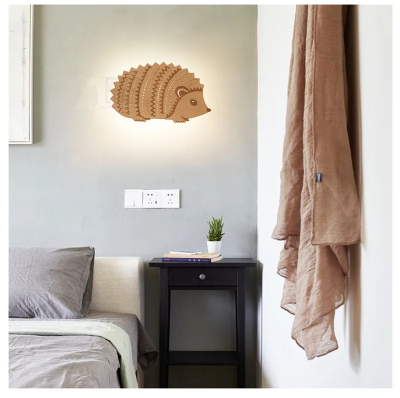 Hedgehog Wall Lamp 17