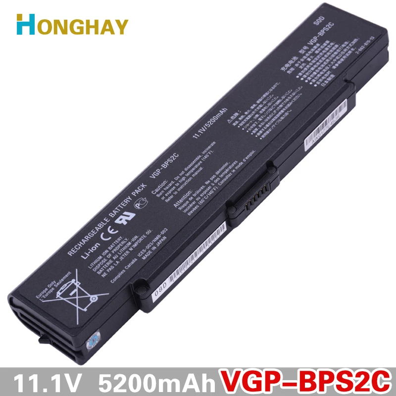 Nová originální baterie VGP-BPS2C pro notebook SONY BPS2C VGP-BPS2 VGP-BPS2A VGP-BPS2 BPS2 VGP-BPS2B AR21 VGN-AR11 VGN-C11C / B