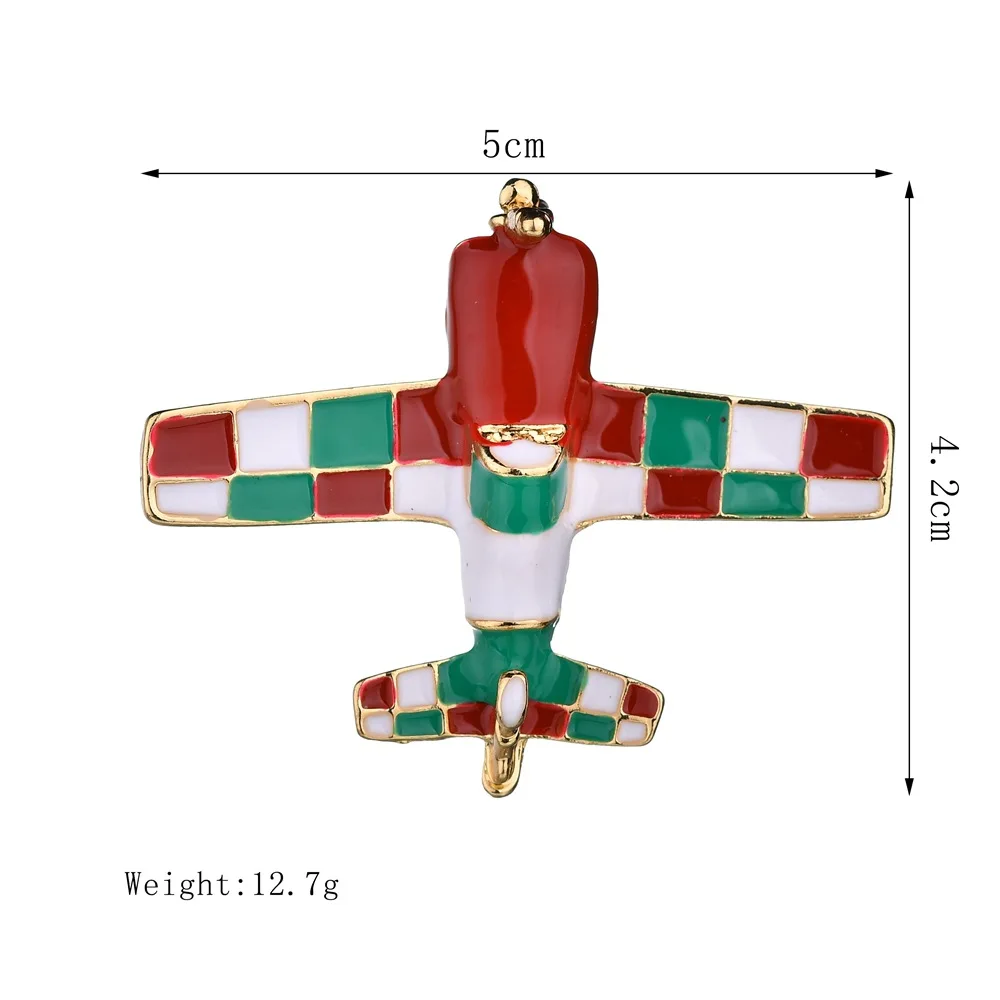 Yobest милый маленький самолет брошь синяя эмаль броши булавка модель самолета ювелирные изделия костюм одежда зажимы