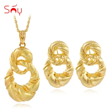 

Sunny Jewelry Alloy Bowknot Twisted Fashion Jewelry 2020 Jewelry Sets For Women Necklace Earrings Pendant For Party Daily Wear