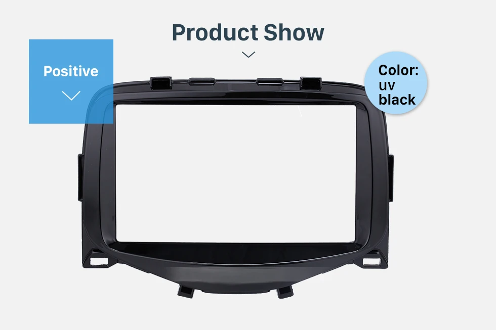 

2 DIN Audio Frame Fascia for Toyota Aygo Double Din Radio Plastic Cover Frame DVD