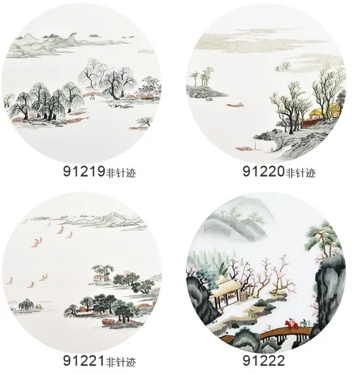 DIY шелк тутового шелкопряда Сучжоу наборы для вышивки напечатанные картины, комплекты для рукоделия Наборы для начинающих живописная серия