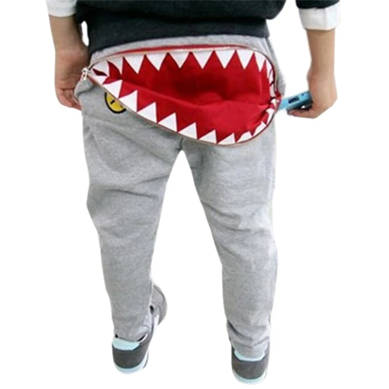 

2017 Cute Baby Kids Boys Girls Zipper Design Casual Harem Pants Toddler Loose Trousers