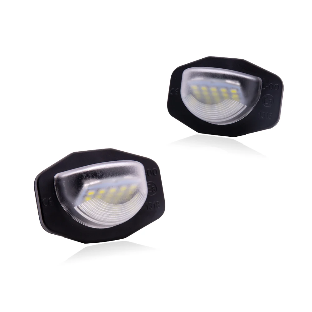 

2X canbus Car LED License Plate Lights 12V LED Number Plate Lamp For Toyota Corolla Auris Alphard Sienna Wish Scion XB XD Urban