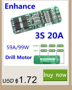 3S 40A BMS 11,1 В 12,6 в 18650 литиевая батарея Защитная плата с сбалансированной версией для drill 40A ток для 250cc мотоцикла