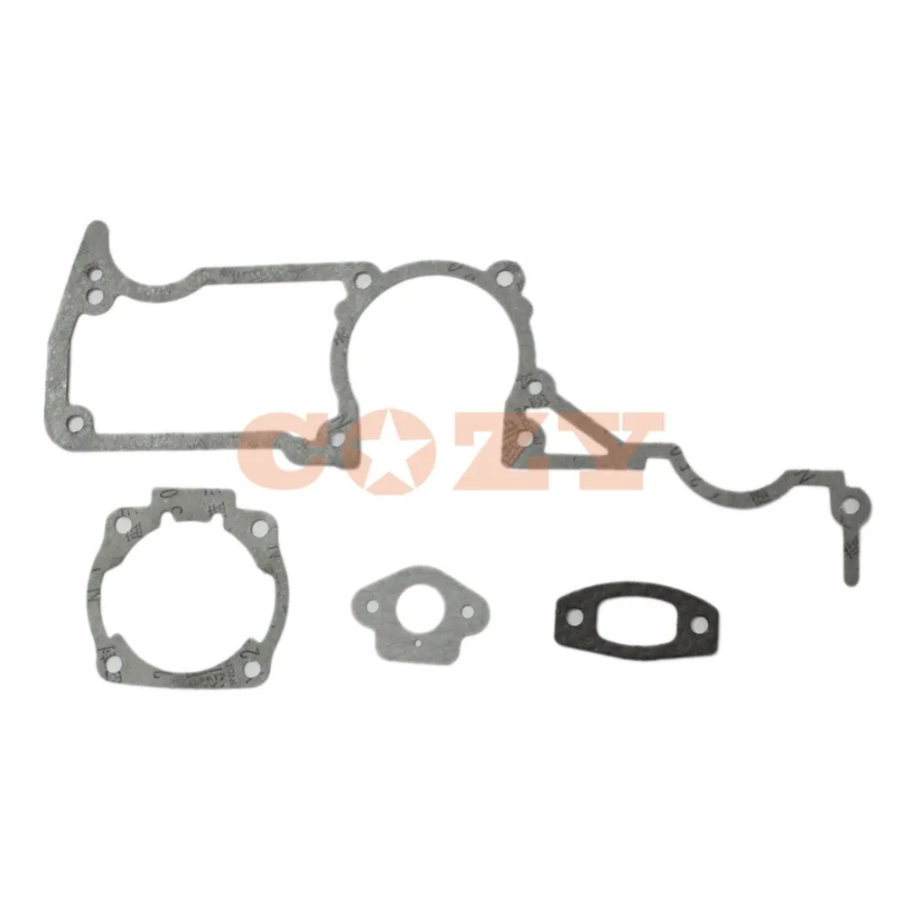 Cylinder Intake Exhaust & Crankcase Gasket Set For Husqvarna 50 51 55