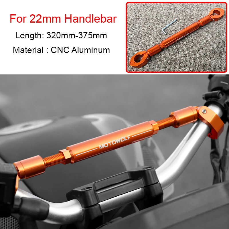 

New 7/8" Handlebars Crossbar Bar 22mm Handlebar with compass Motocross Motorcycle Quad ATV CRF DTR PIT BIKE