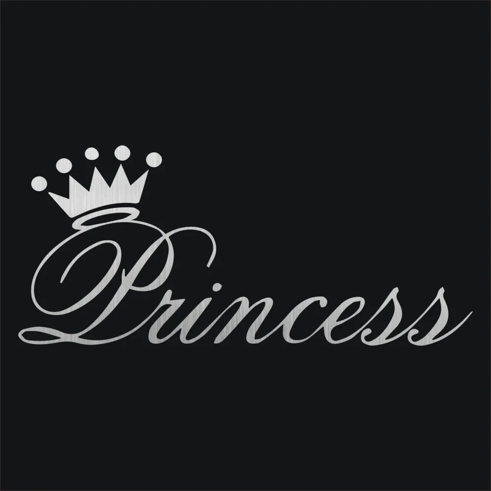 250x150mm Car Sticker Anime Beautiful Princess Crown Stickers and Decals Car Styling Decoration Door Body Window Vinyl Stickers