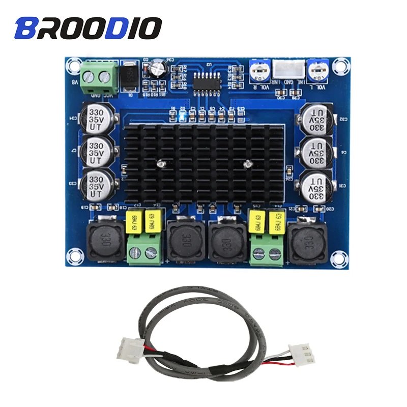 TPA3116D2 цифровой усилитель мощности плата DC12V 26V TPA3116 аудио модуль звуковой для