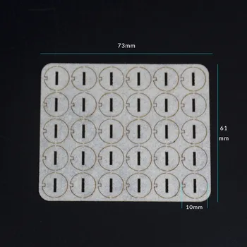 

Coil Father 30pcs/set Vape Repair Accessories Clean Tool Little Slice Clean Gasket For 2.4 Plus Absorb Oil Gasket